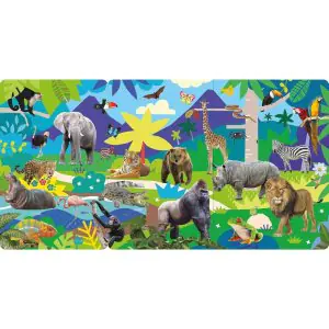 100 Button Look & Find Animal Words & Sounds