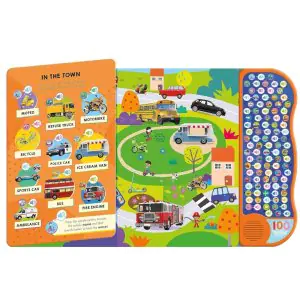 100 Button Look & Find Things That Go Words & Sounds