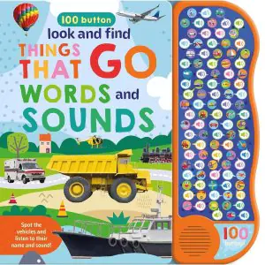 100 Button Look & Find Things That Go Words & Sounds