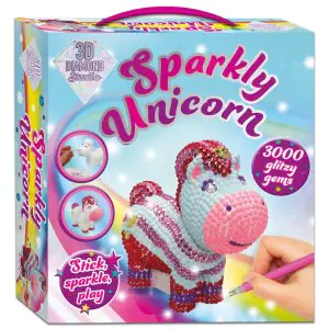 3D Diamond Studio Sparkly Unicorn
