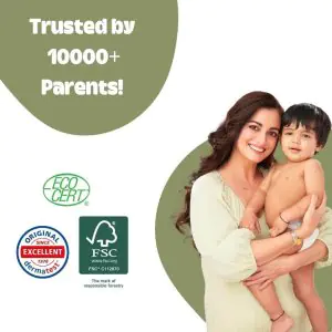 Alter Organic Bamboo Diapers Pants Medium Size (9-14 Kgs)