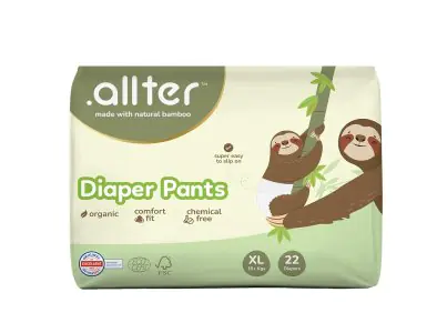 Alter Organic Bamboo Diapers Pants Xtra Large Size (16 Kgs and Above)