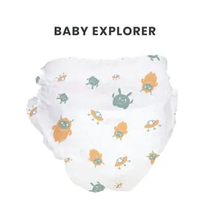 Alter Organic Bamboo Diapers Tape Style Newborn Size (Up to 4 Kgs)