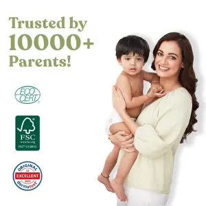 Alter Organic Bamboo Diapers Tape Style Xtra Large Size (13-18 Kgs)