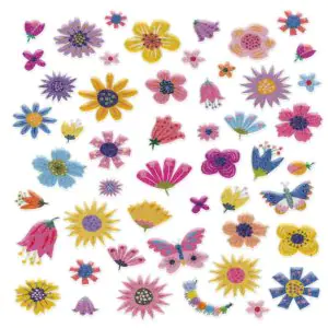 Avenir Puffy Stickers Garden