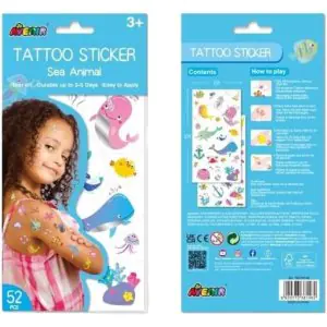 Avenir Tattoo Sticker - Sea Animal