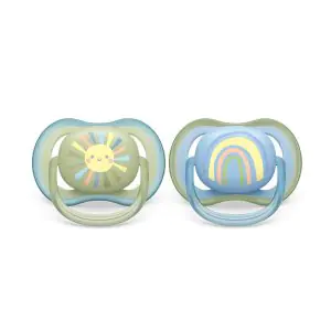 Avent Philips Silicone Ultra Air Soother - 0-6m