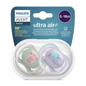 Avent Philips Ultra Air Soother 2 Pack 6-18m