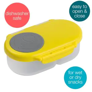 B.Box Snack Box Yellow Grey