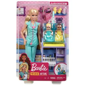 Barbie Careers Baby Doctor Doll Play Set