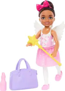Barbie Chelsea Ballerina Doll & Accessories Set, Career-Themed Brunette Small Doll JCW58