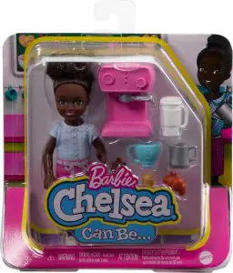 Barbie Chelsea Can Be… Barista Doll And 7 Career-Themed Accessories Including Coffee Maker HKD95