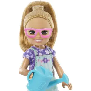 Barbie Chelsea Florist Doll & Accessories Set, Career-Themed Blonde Small Doll