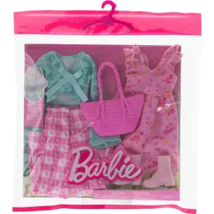 Barbie Clothes, Doll Fashions and Accessories Set - HRH43