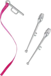 Barbie Rhythmic Gymnast Blonde Doll (12-In/30.40-Cm), Leotard & Accessories GTN65