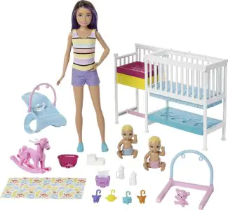 Barbie Skipper Babysitter Nursery Doll Play Set