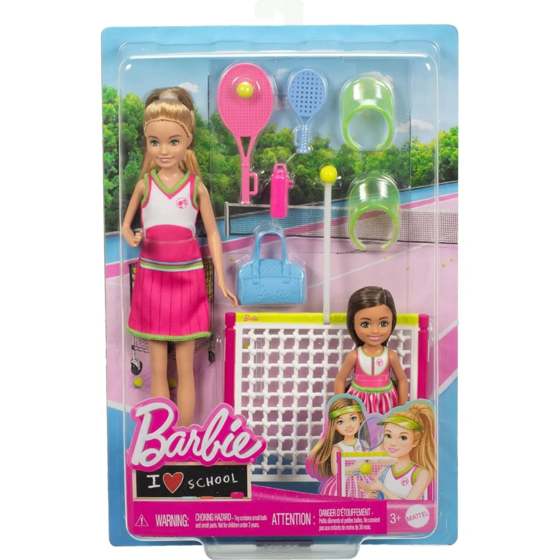 Barbie Stacie & Chelsea Tennis Playset with 2 Dolls - HRG83 - Best