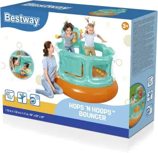Bestway Hops N Hoops Bouncer 52344 60"x 60" x 46"