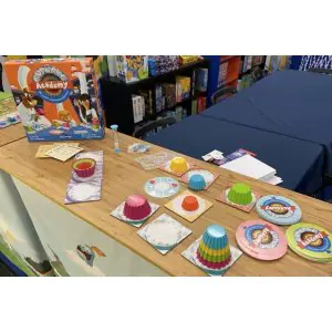 Blue Orange Cup Cake Academy