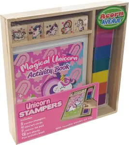 Bookoli - Wooden Unicorn Stampers Set