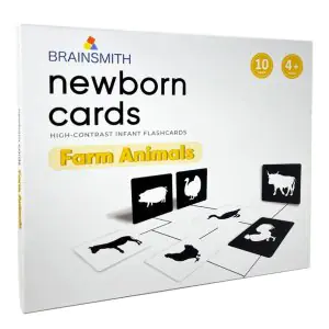 BrainSmith Newborn Cards Farm Animals