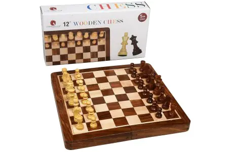 CHESSBAZAAR 12" Travel Magnetic Chess Set