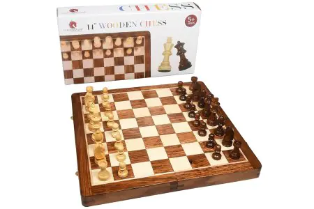 CHESSBAZAAR 14" Travel Magnetic Chess Set
