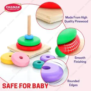 Chanak Wooden Stacking Ring