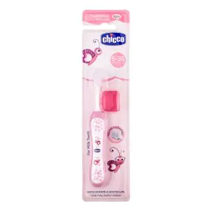 Chicco Toothbrush For Milk Teeth - Pink