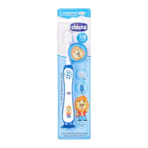 Chicco Toothbrush For Milk & Permanent Teeth - Blue