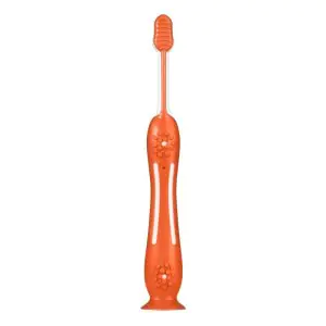 Chicco Toothbrush For Milk & Permanent Teeth - Orange