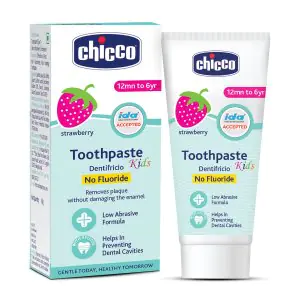 Chicco Toothpaste Dentifricio No Fluoride - Strawberry Flavour