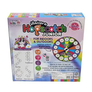 Clever Kids Unicorn Hopscotch Junior Ring Game
