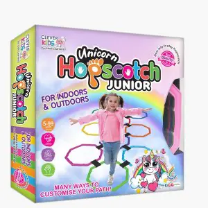 Clever Kids Unicorn Hopscotch Junior Ring Game