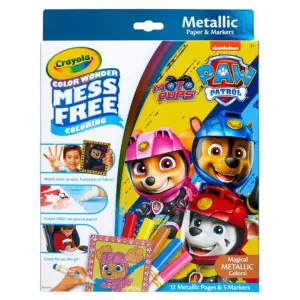 Crayola Color Wonder Mess Free Metallic Paw Patrol Coloring