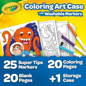 Crayola Create and Color with Super Tips Washable Markers