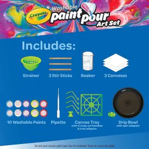Crayola Paint Pour Art Set