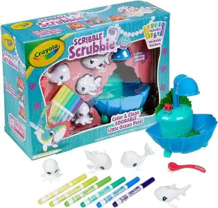 Crayola Scribble Scrubbie Ocean Pets Lagoon Playset