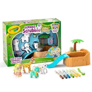 Crayola Scribble Scrubbie Safari Animals Playset