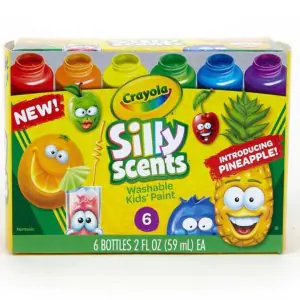 Crayola Silly Scents Washable Kids' Paints (Pack Of 6)