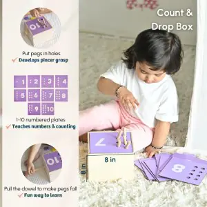 Curious Cub Montessori Learning Wooden Toys Level-11