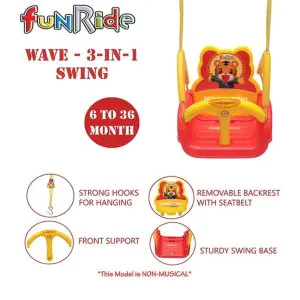 Dash Baby Swing Wave FSW-110 (Red/Yellow)