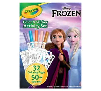 Disney Frozen Color and Sticker Activity Set with Markers