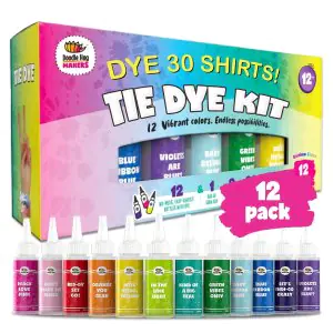 Doodle Hog Tie Dye Party Kit 12 Pack DD010