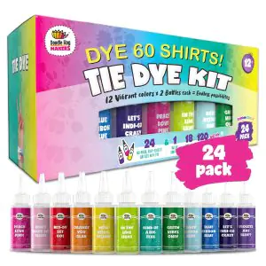 Doodle Hog Tie Dye Party Kit 24 Pack DD027