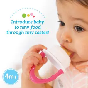 Dr Browns Fresh Firsts Silicone Feeder Pink