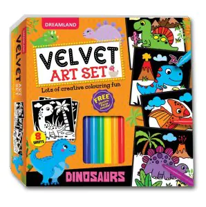 Dreamland Velvet Art Dinosaurs