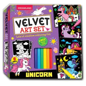 Dreamland Velvet Art Unicorn