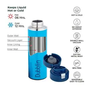 Dubblin SS Insulated Water Bottles Glitter 450ML