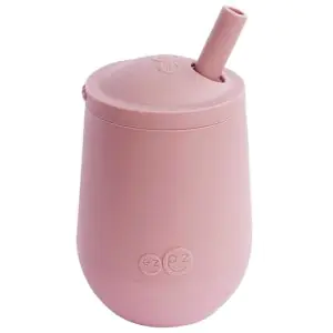 EZPZ Mini Cup + Straw Training System Blush